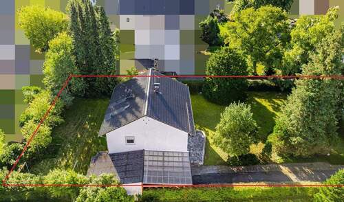 Drohnenaufnahme - Grundstück in Vaterstetten