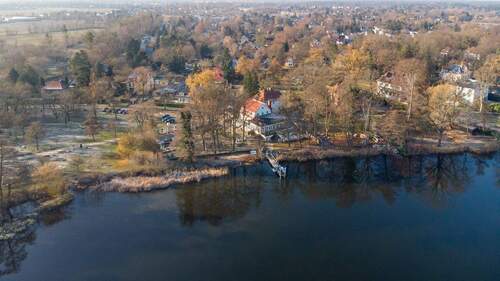 Blick von oben auf das Objekt - Grundstück in Falkensee