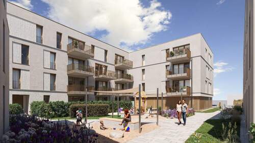 Außenvisualisierung - Komfortable 2 Raum Wohnung mit Garten in Stutensee!