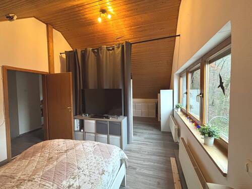 Teilansicht vom Schlafzimmer - 