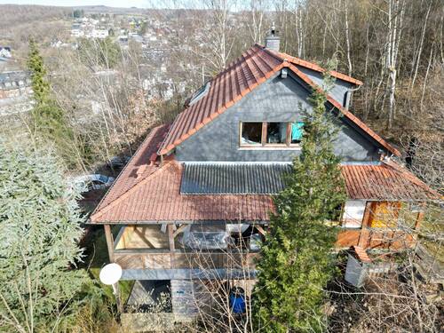 Seitenansicht vom Wohnhaus.JPG - Mehrfamilienhaus, Wohnhaus in Freudenberg