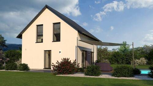 Ansicht Garten - 4 Zimmer Einfamilienhaus in Mainz