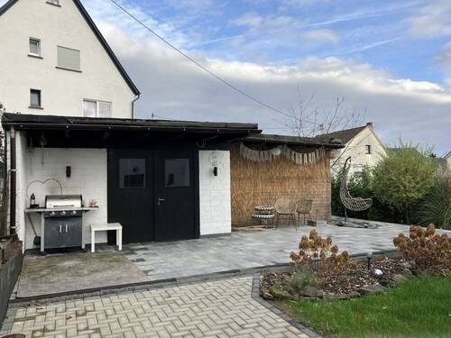 Ansicht Gartenlaube + Freisitz - 