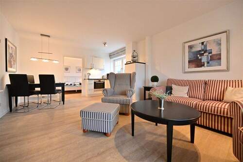 Wohn-Eßbereich - Etagenwohnung mit 75,00 m&sup2; in Wittdün auf Amrum zum Kaufen