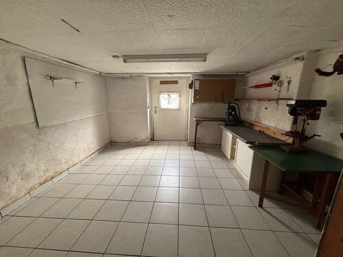 Teilansicht von der Werkstatt im Keller - 