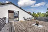 einer ca. 31m² großen Dachterrasse - 7 Zimmer Einfamilienhaus in Buchholz