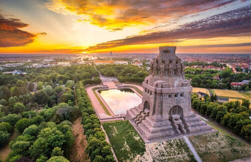 Leipzigs Monument im Weitblick - 