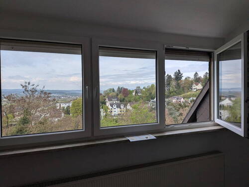 Bilck aus dem Wohnzimmer - 3 Zimmer Etagenwohnung in Vallendar