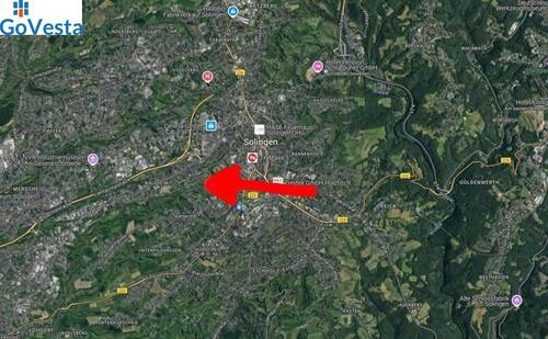 Karte Solingen - 