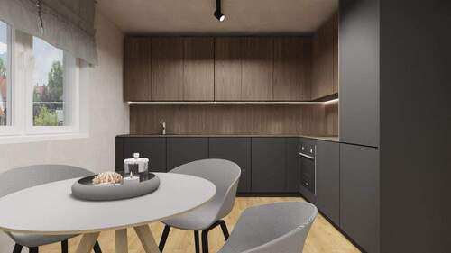 Küche - 4 Zimmer Etagenwohnung zur Miete in Weißenburg