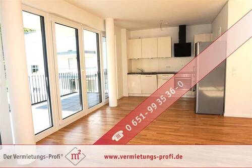 Titelbild - Moderne 2-Zimmer-Wohnung mit traumhaftem Moselblick in Trier