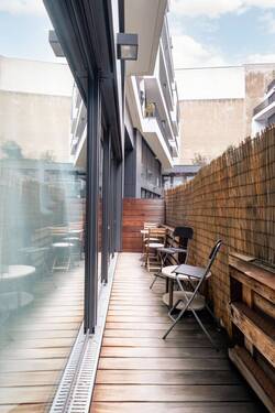 Terrasse mit Westausrichtung - 2 Zimmer Etagenwohnung in Berlin