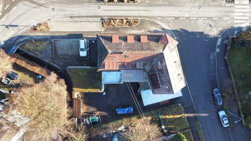 Vogelperspektive - Gewerbeobjekt (Büro, Produktion, Verkauf) in Aulendorf