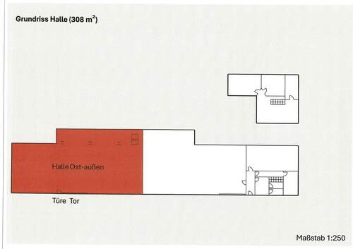 Grundriß 308m² rot - 