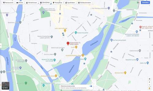 Lage auf der Altstadtinsel - 