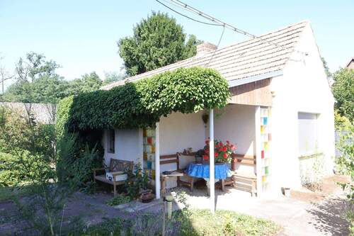 Überdachte Sitzecke - 