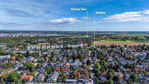 Waldtrudering Richtung Riemer Park - 