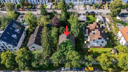 Drohnenaufnahme - Grundstück zum Kaufen in München