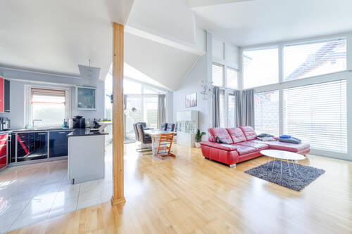 Wohn- und Essbereich - NEUER PREIS: Gepflegter und freistehender Bungalow in Grenznähe zu Luxemburg!