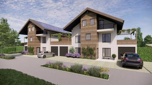 Visualisierung Wohnhäuser - Modern, Energieeffizient, Maßgeschneidert. Neubau Etagenwohnung (WE 9) in Bahnhofsnähe!
