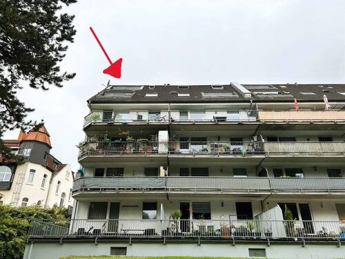 rückwärtige Ansicht - 3 Zimmer Etagenwohnung zum Kaufen in Stolberg (Rheinland)