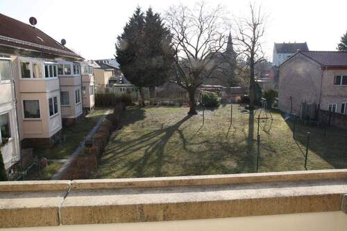 Blick zum Innenhof vom Balkon - 