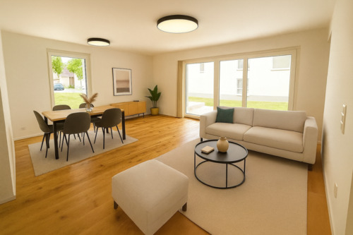 Wohnbsp. Wohn-/Esszimmer - 3 Zimmer Etagenwohnung zum Kaufen in Sembach