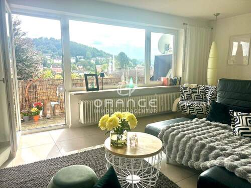 Wohnzimmer - 4 Zimmer Etagenwohnung zum Kaufen in Nittendorf / Undorf