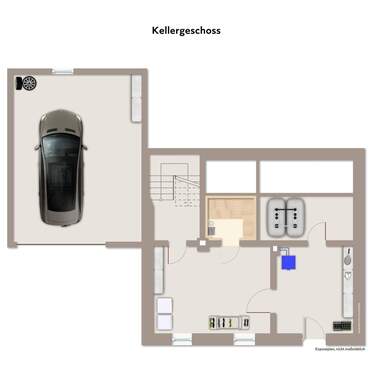 Exposeplan-Kellergeschoss - 