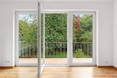 Zugang zum Südbalkon - 3 Zimmer Etagenwohnung in Hamburg