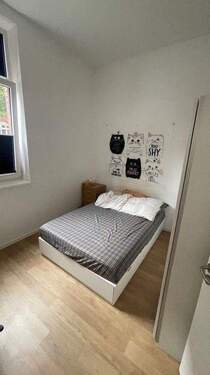 Schlafzimmer - Etagenwohnung mit 37,70 m&sup2; in Schwerin zur Miete