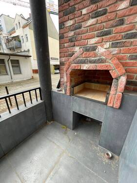 Balkon mit Grill - 