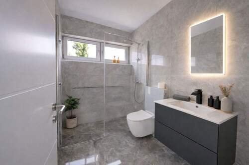 Badezimmer - 2 Zimmer Etagenwohnung in Korbach