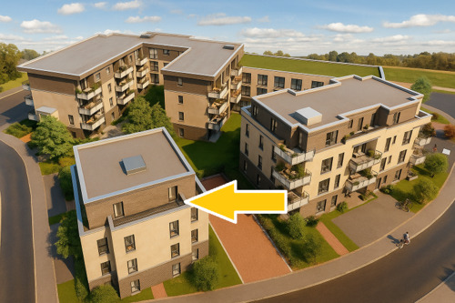 Über den Dächern von Welver - Exklusives Wohnen im Herzen des Kreis Soest - Stilvolle Penthousewohnung in Nähe der Fußgängerzone