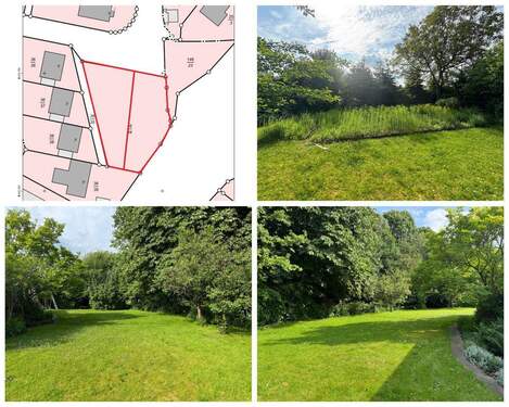Collage - Attraktives Baugrundstück in Kiel-Suchsdorf - EFH-Bungalow mit Flachdach möglich - OTTO STÖBEN GmbH!