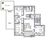 Erdgeschoss-Grundriss - Etagenwohnung mit 114,00 m² in Waldshut-Tiengen zum Kaufen