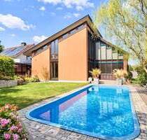 * helles Architektenhaus in ruhiger und grüner Bestlage von Dresden-Zschieren *