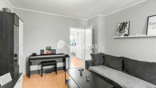 Wohnzimmer 2 - Etagenwohnung mit 55,00 m² in Deggendorf zum Kaufen