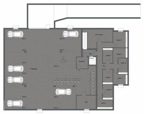 Kellergeschoss - 