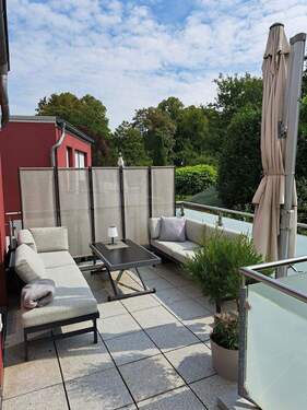 Balkon vor Küche/Essbereich - 