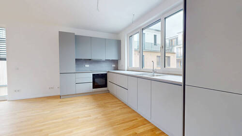 Küche mit Einbauküche - 3 Zimmer Etagenwohnung zur Miete in Königstein