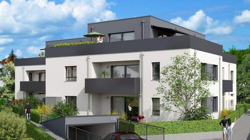 Ansicht Süd - Etagenwohnung mit 105,70 m&sup2; in Nürnberg zur Miete