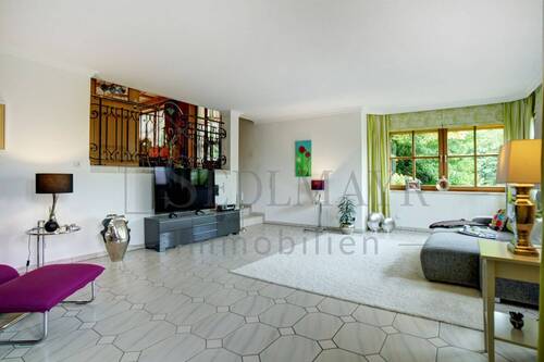 Ansicht EG Wohnzimmer 1 - Einfamilienhaus mit 245,00 m² in Seefeld zum Kaufen