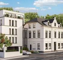 Dachgeschosswohnung mit zwei Balkonen in der denkmalgeschützten Löwenburg - Düsseldorf Ludenberg