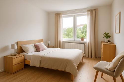 Schlafzimmer - 3 Zimmer Etagenwohnung zum Kaufen in Berlin