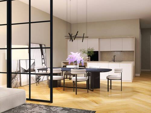 Beispiel Essbereich - 2 Zimmer Etagenwohnung in Düsseldorf