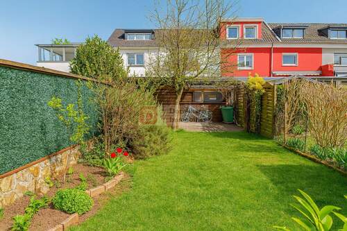 Gartenansicht - Staging - 5 Zimmer Reihenmittelhaus in Frankfurt am Main