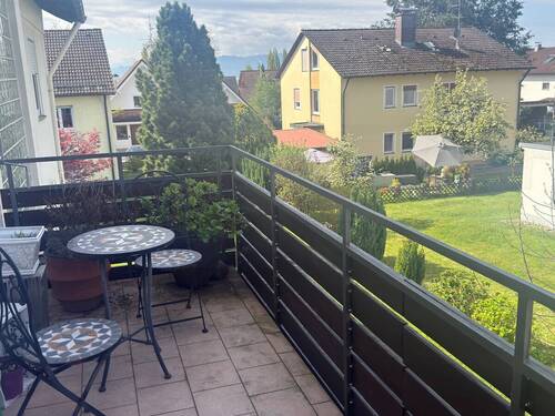 Aussicht vom Balkon - 