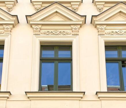 Stuckelemente am Haus - 