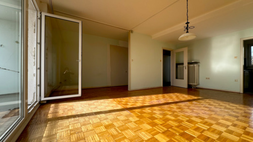 Wohn- und Schlafzimmer mit Nische - Etagenwohnung mit 50,40 m&sup2; in Mönchengladbach zum Kaufen